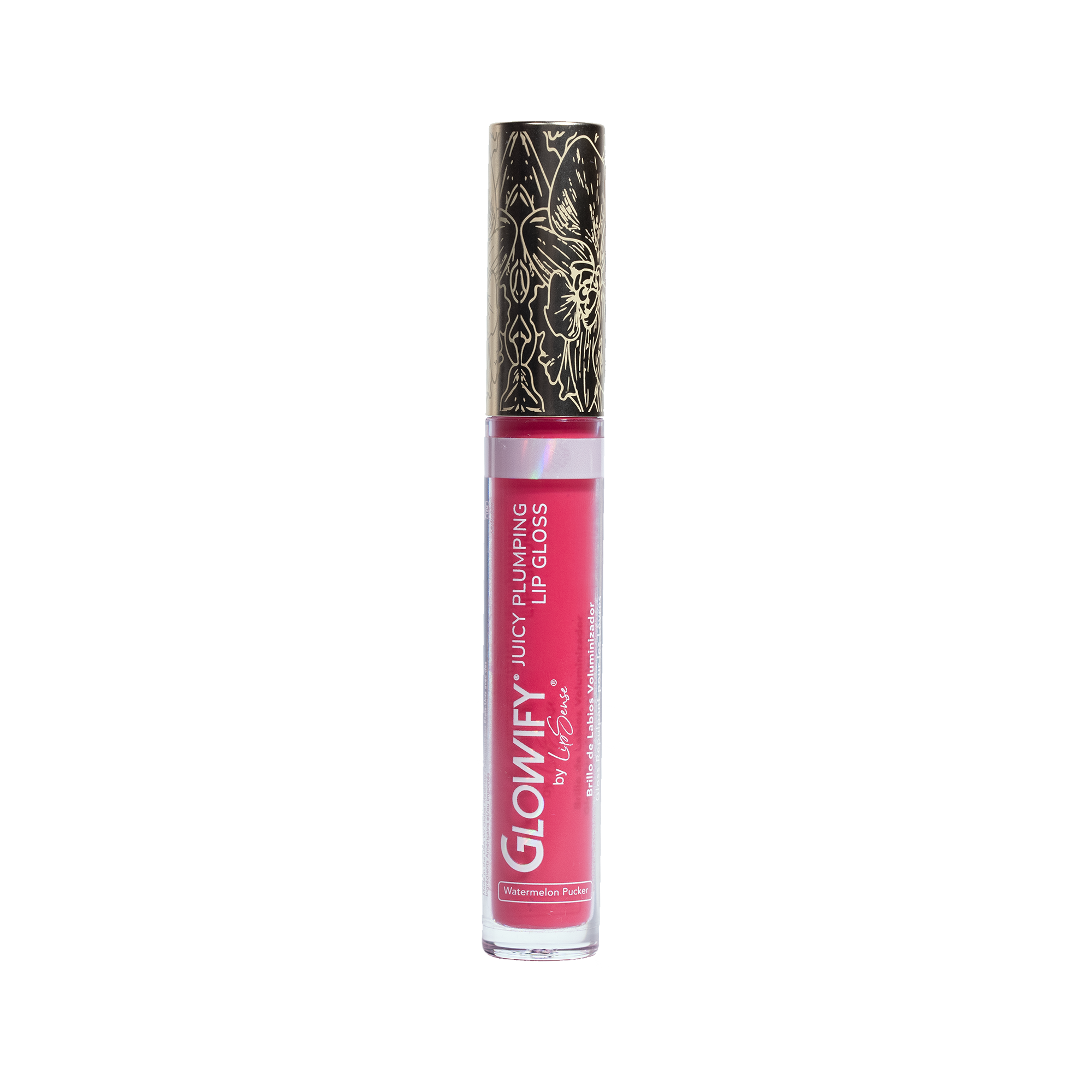 Watermelon Pucker Glowify Plumping Lip Gloss: Bold Juicy Pink